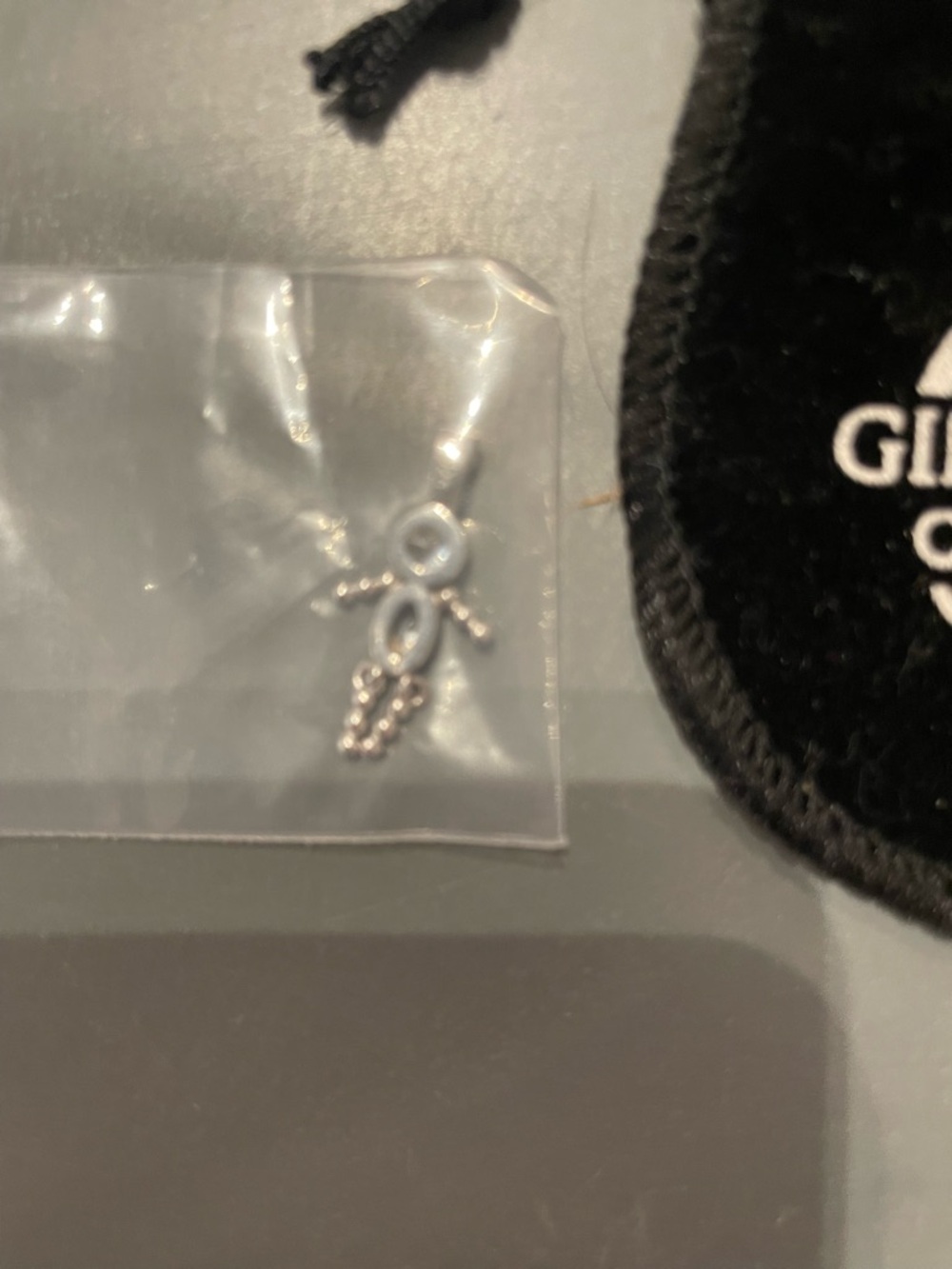 Ginger Lyne Boy Kid Birthstone March Pendant Charms Cubic Zirconia Stone New - Picture 4 of 6